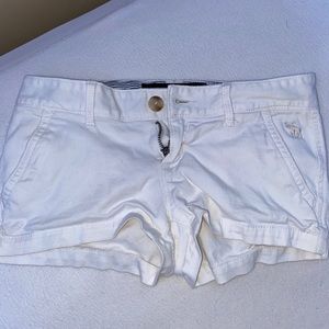Abercrombie white shorts